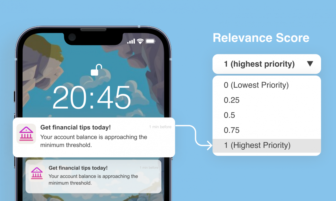 How to Set Relevance Score For Your Push Notifications?