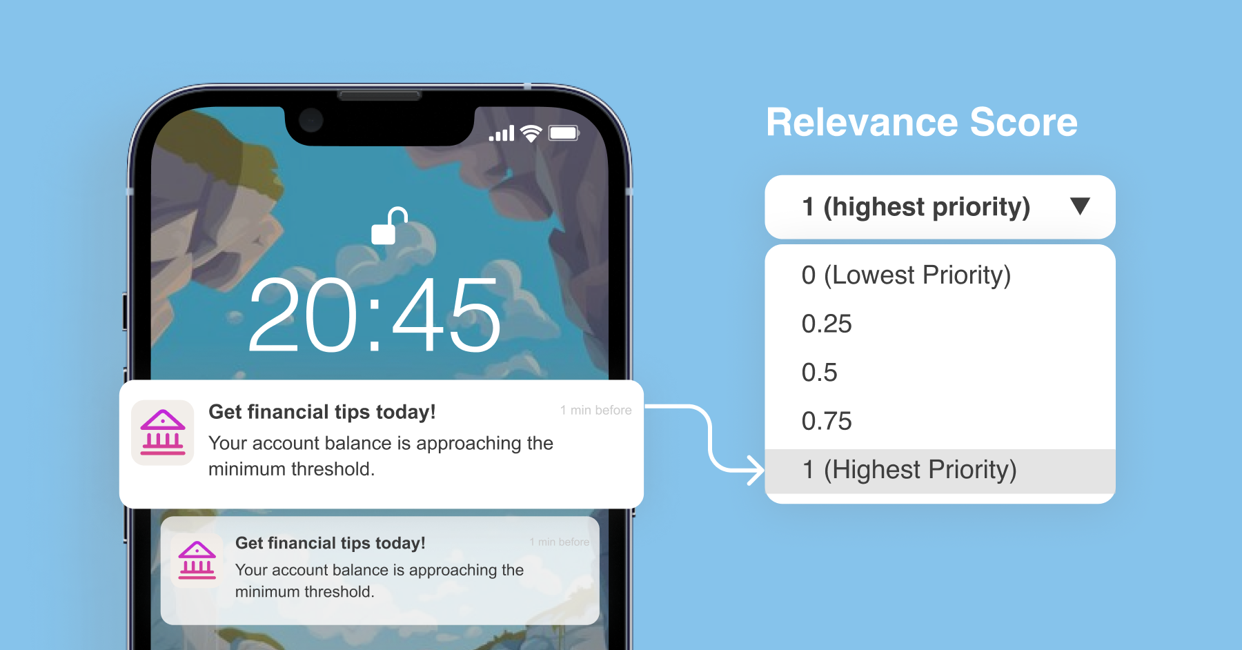 How to Set Relevance Score For Your Push Notifications?